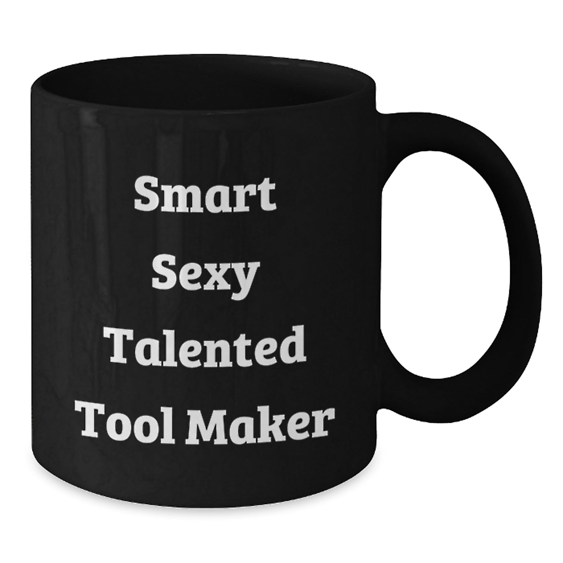 Tool Maker Funny Mug Gifts from Friends for Men, Black Ceramic Coffee Mug with Inspirational Quote, Unique Graduation Gifts - The Buy Boom
