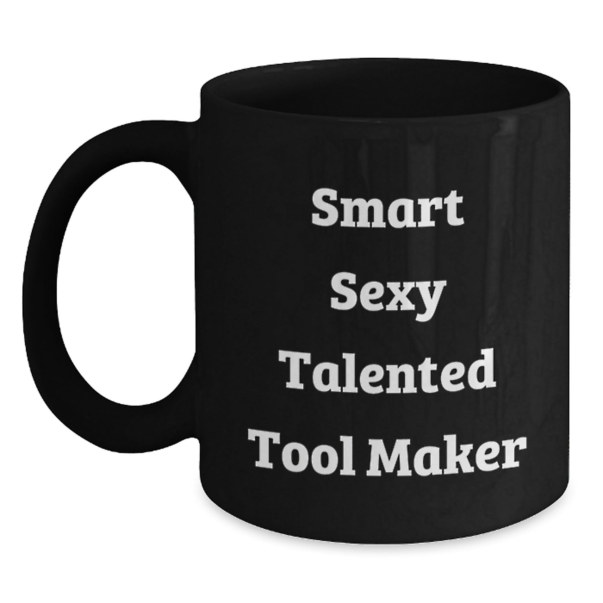 Tool Maker Funny Mug Gifts from Friends for Men, Black Ceramic Coffee Mug with Inspirational Quote, Unique Graduation Gifts - The Buy Boom