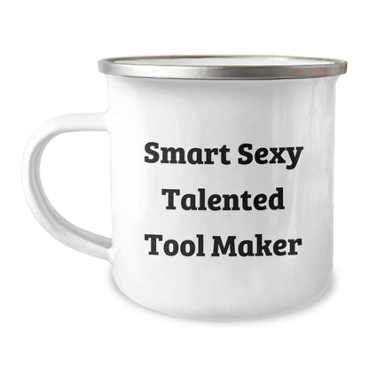 Tool Maker Gifts from Friends for Graduation - 'Smart Sexy Talented' Funny Camping Mug - The Buy Boom
