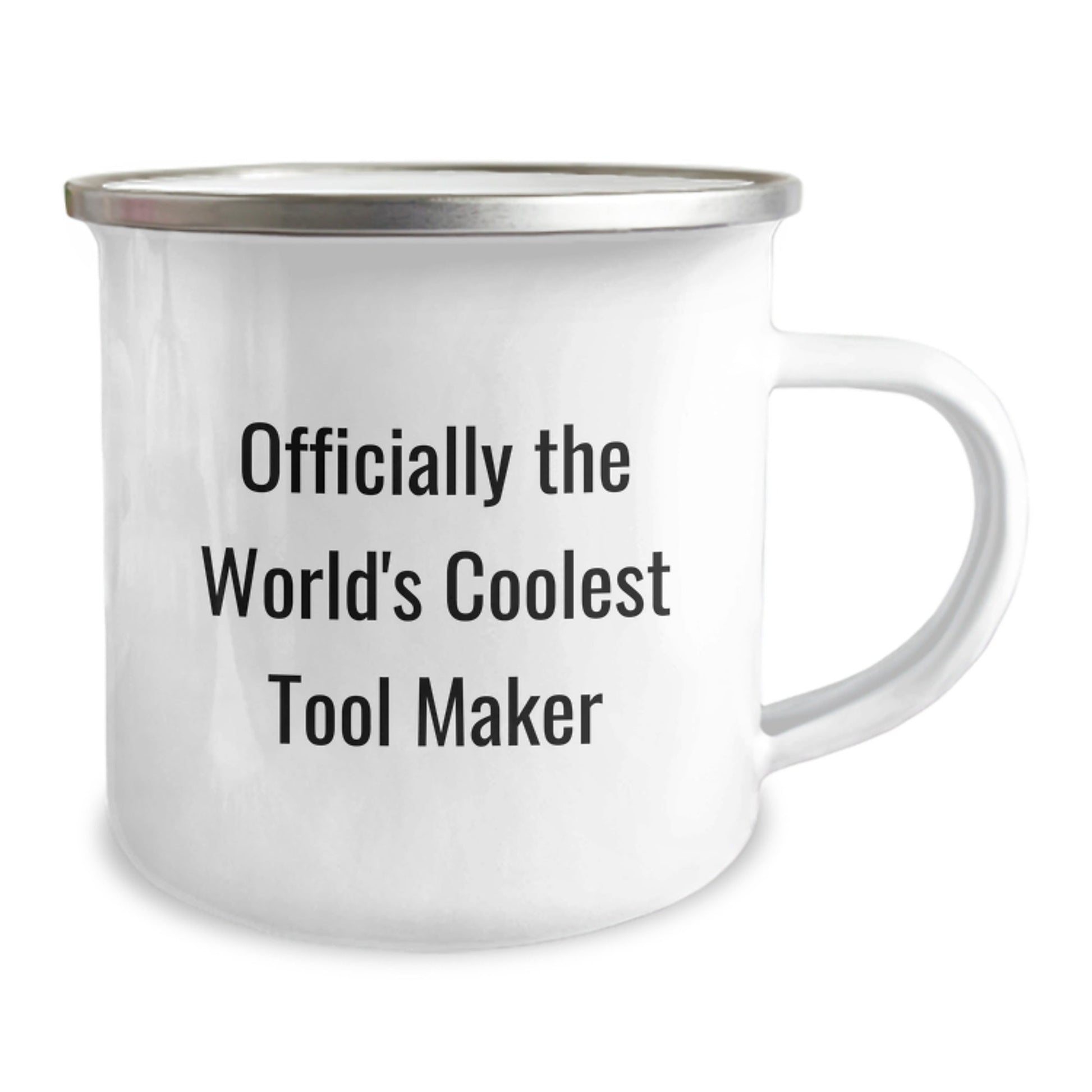 Tool Maker Gifts from Friends to Family, World's Coolest Camping Mug for Tool Makers, Funny 'Officially The World's Coolest Tool Maker' Quote - The Buy Boom