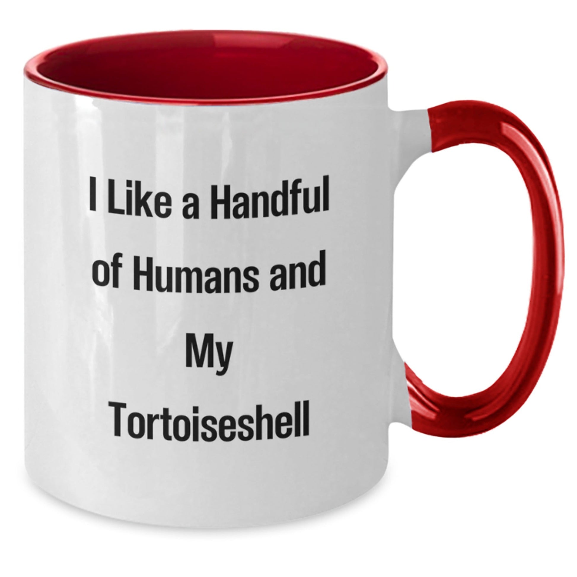 Tortoiseshell Cat Lovers Funny Mugs Gifts from Friends and Family for Birthday, 'I Like A Handful Of Humans And My Tortoiseshell' - The Buy Boom