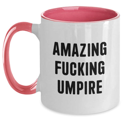 Umpire Gifts from Friends - Funny Two Tone Coffee Mug for Men - Amazing F - king Umpire Umpire Christmas Unique - The Buy Boom