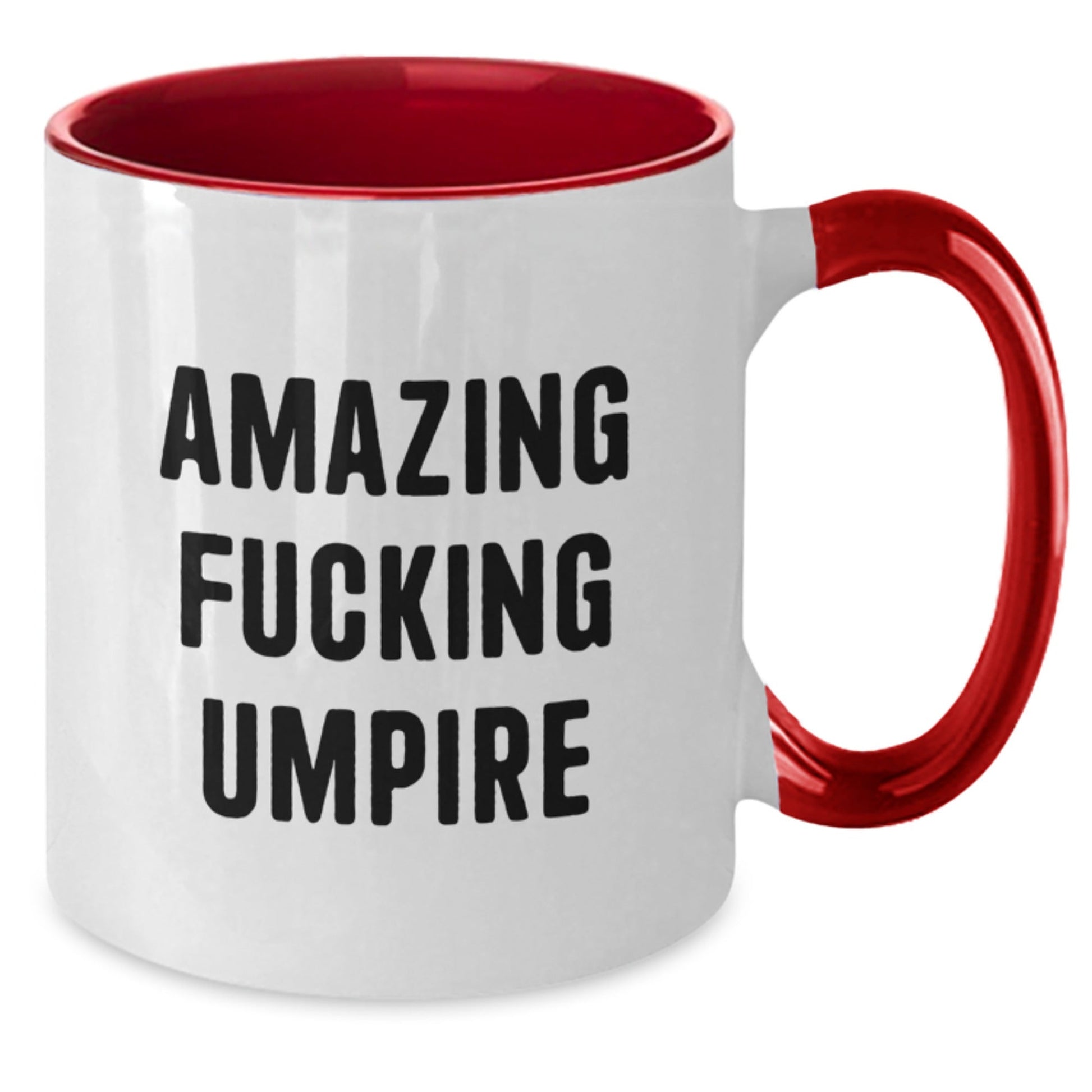 Umpire Gifts from Friends - Funny Two Tone Coffee Mug for Men - Amazing F - king Umpire Umpire Christmas Unique - The Buy Boom