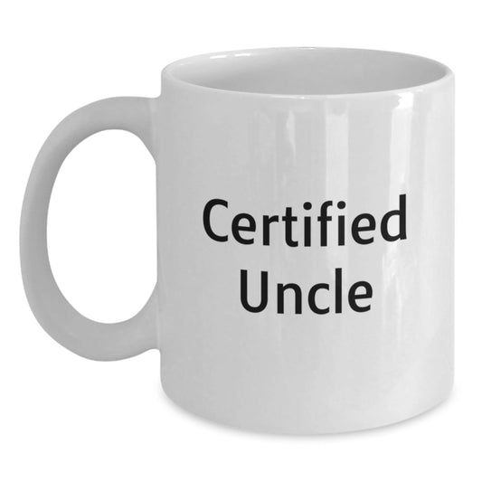 Uncle's Graduation Celebration Funny Quote White Coffee Mug Gifts from Family - The Buy Boom