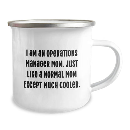 Unique Christmas Unique Gifts for Operations Manager Mom Funny Camping Mug - Funny Quotes for Office Workers - Cool Office Gifts for Coworkers - The Buy Boom