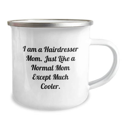 Unique Christmas Unique Gifts from Hairdresser Moms - Cute Camping Mugs for Hairdresser Friends, Funny Gift Idea for Coworkers and Family Members - The Buy Boom