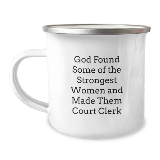 Unique Court Clerk Gifts from Men to Women, Funny Camping Mug for Christmas Unique Gifts - The Buy Boom
