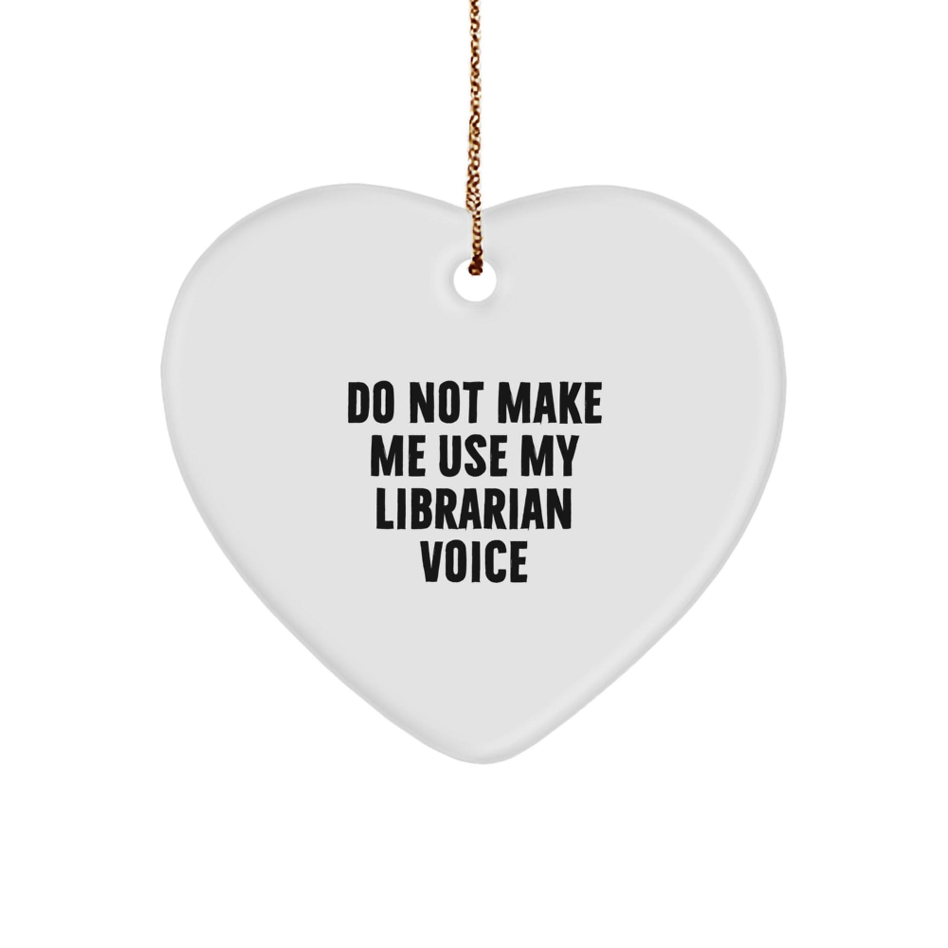 Unique Funny Librarian Gifts from Friends for Librarian Heart Ornament on Christmas Unique Gifts - The Buy Boom