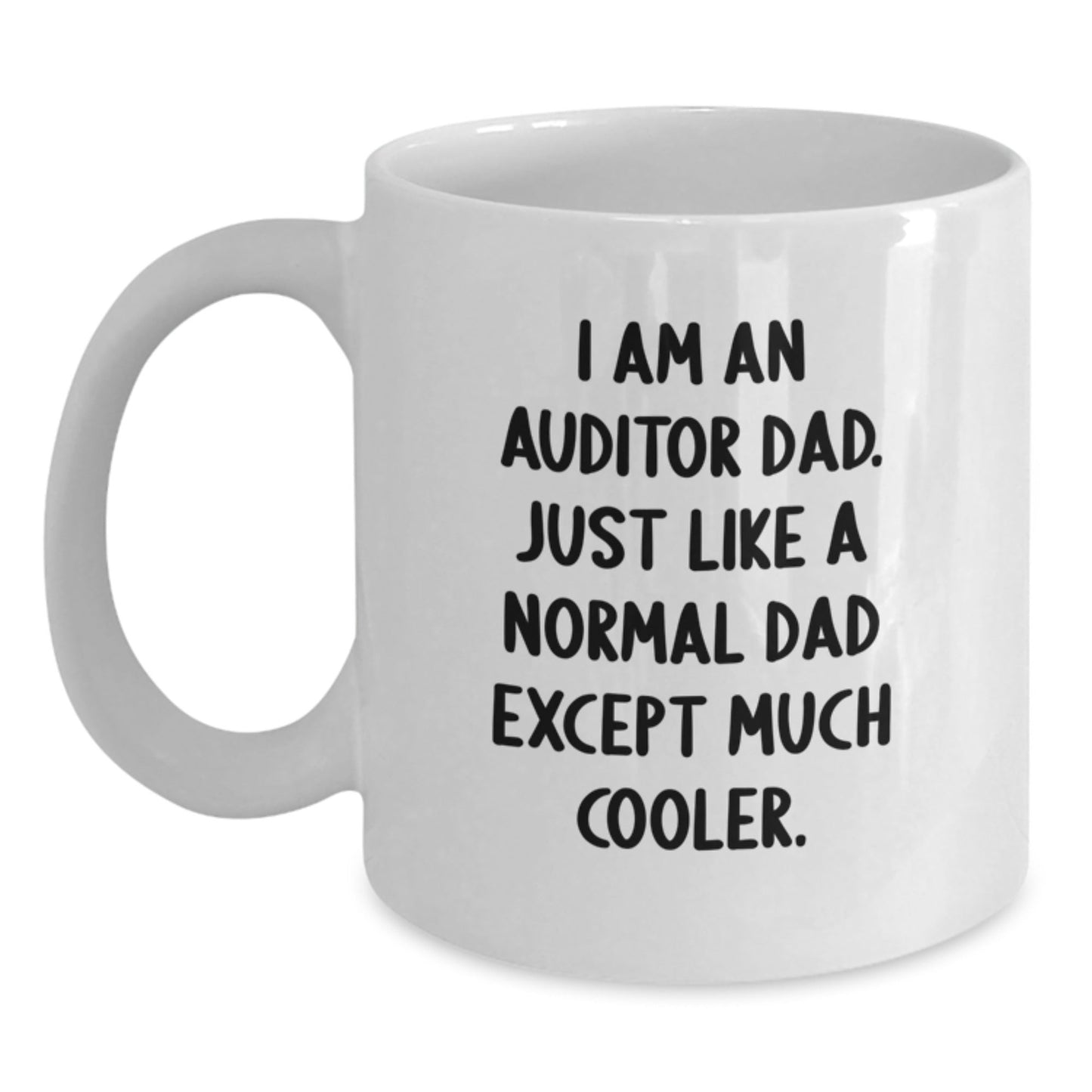 Unique Gifts for Auditors Dad, Funny White Coffee Mug for Auditor Friends, Christmas Unique Gifts from Family for Men - The Buy Boom