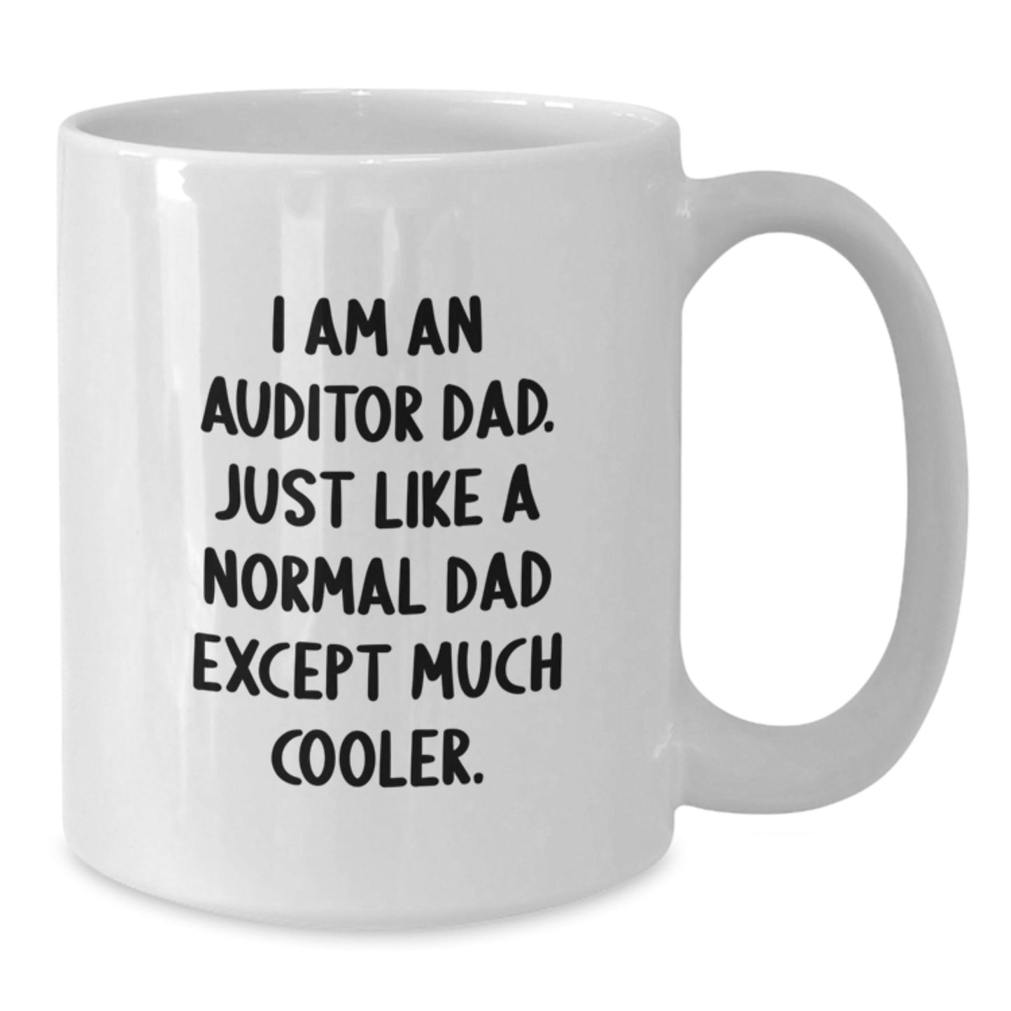 Unique Gifts for Auditors Dad, Funny White Coffee Mug for Auditor Friends, Christmas Unique Gifts from Family for Men - The Buy Boom