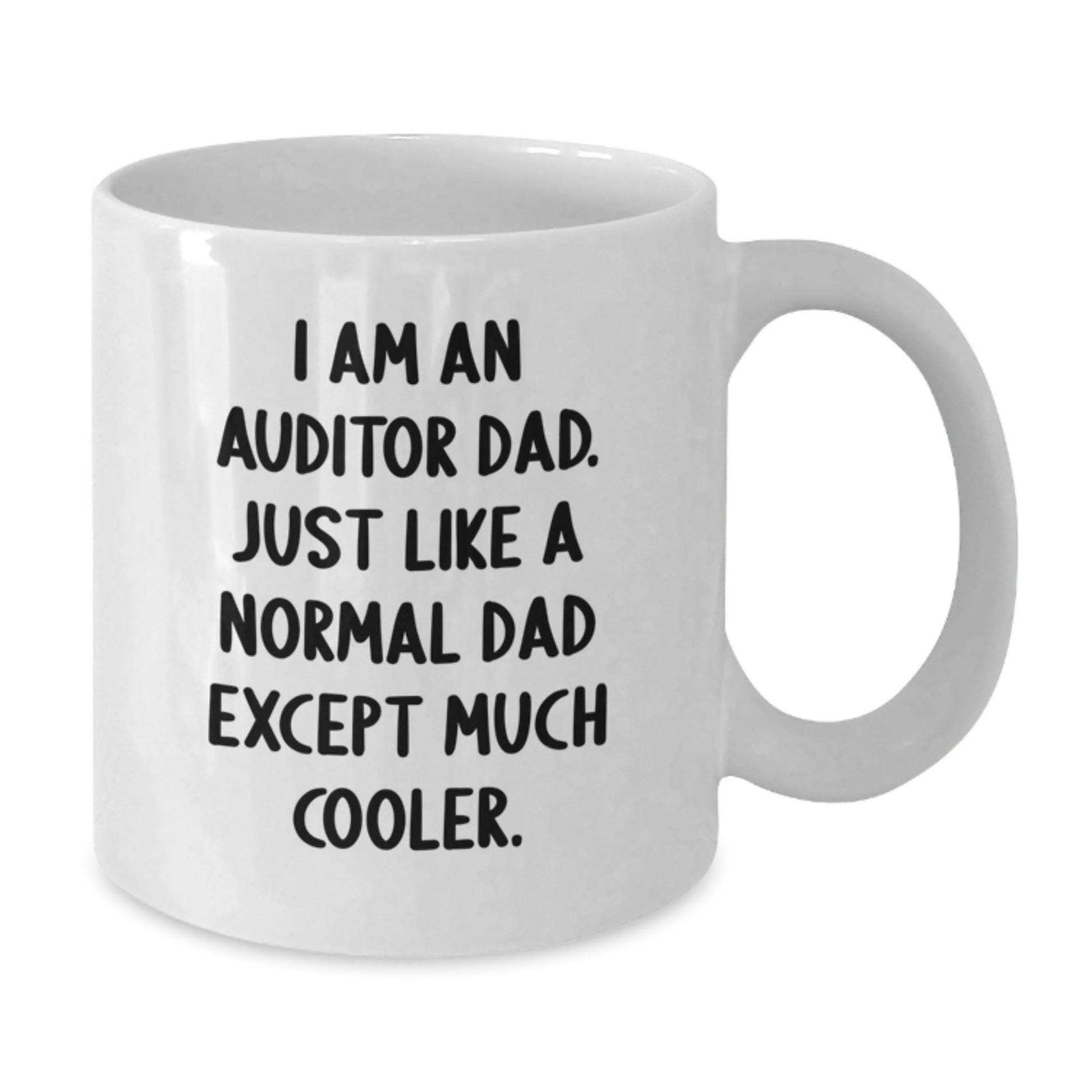 Unique Gifts for Auditors Dad, Funny White Coffee Mug for Auditor Friends, Christmas Unique Gifts from Family for Men - The Buy Boom