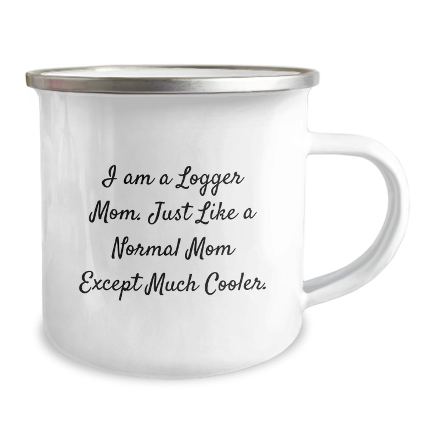 Unique Logger Gifts for Him, Funny Logger Mom Camping Mug, Perfect Christmas Unique Gift from Family, Friends, or Coworkers - The Buy Boom