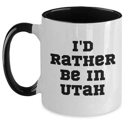 Utah Enthusiasts' Funny Quote Two Tone Coffee Mugs, Gifts from Men to Friends, Unique Father's Day Unique Gifts - The Buy Boom