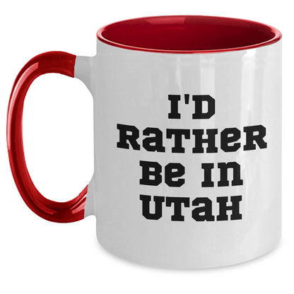 Utah Enthusiasts' Funny Quote Two Tone Coffee Mugs, Gifts from Men to Friends, Unique Father's Day Unique Gifts - The Buy Boom