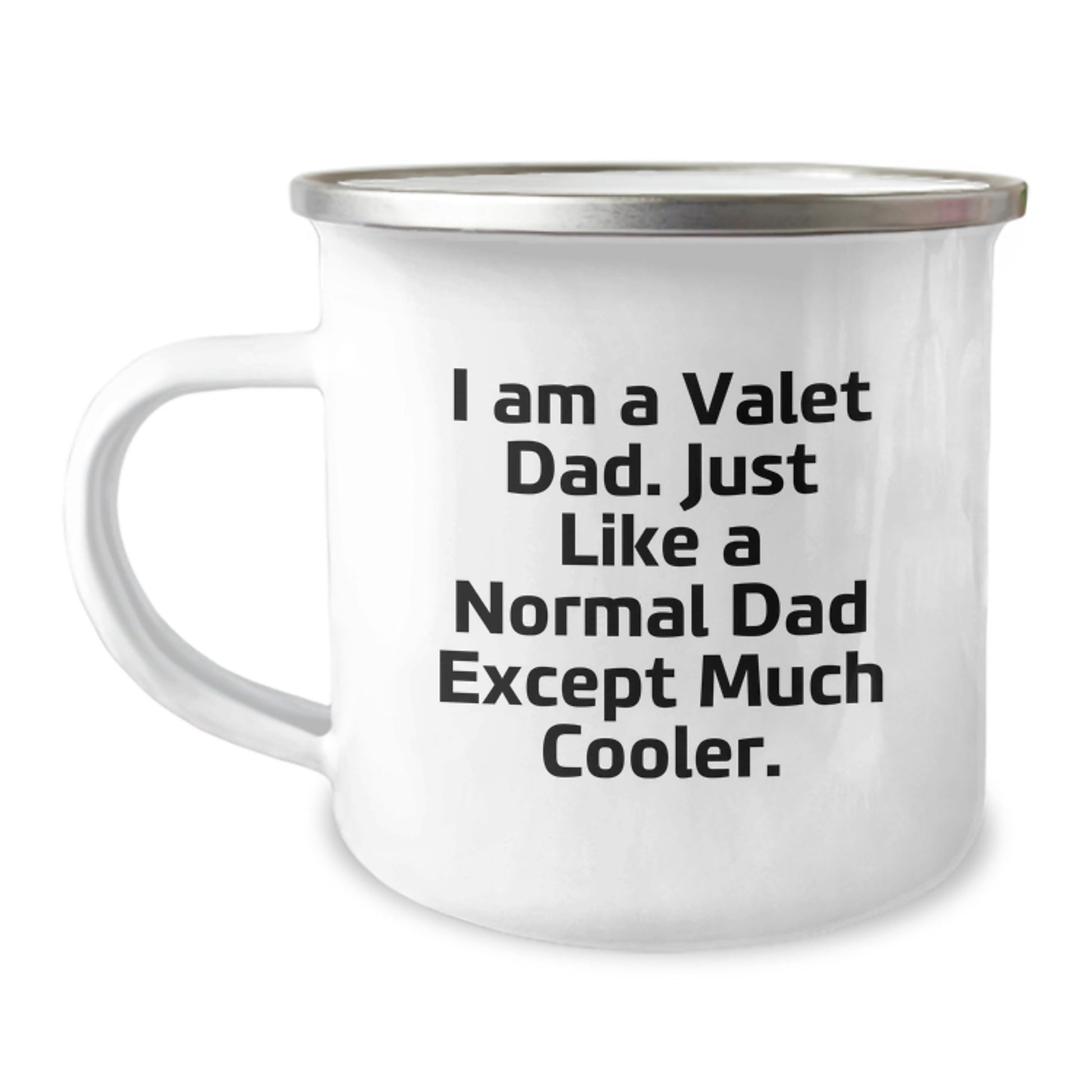 Valet Dad Gifts for Friends and Family - Unique Christmas Memorable Presents from Men to Valet Dads - Camping Mug with Funny Quote - The Buy Boom