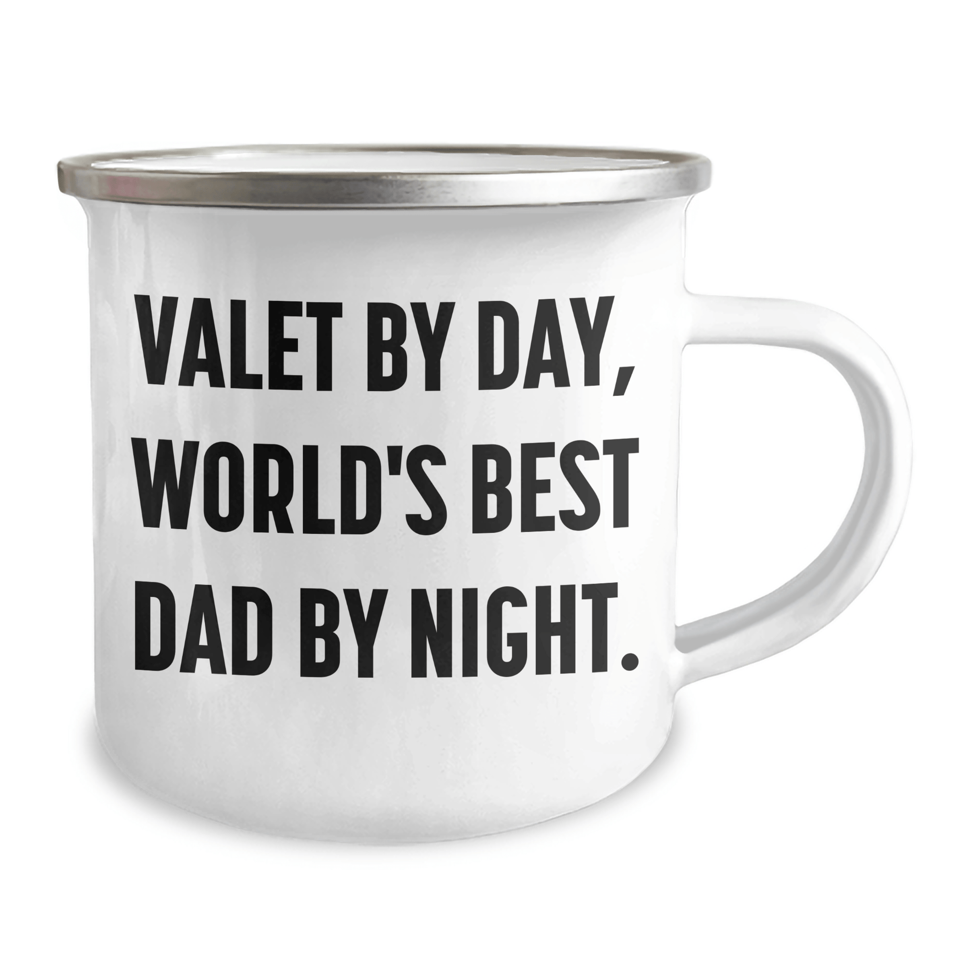 Valet Gifts: Funny Quote Mugs for Him, Camping Mug with Inspirational Message, Gifts from Family, Perfect for Father's Day - The Buy Boom