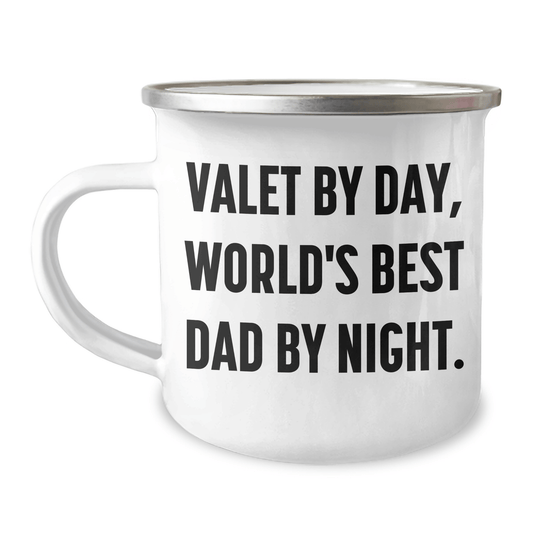 Valet Gifts: Funny Quote Mugs for Him, Camping Mug with Inspirational Message, Gifts from Family, Perfect for Father's Day - The Buy Boom