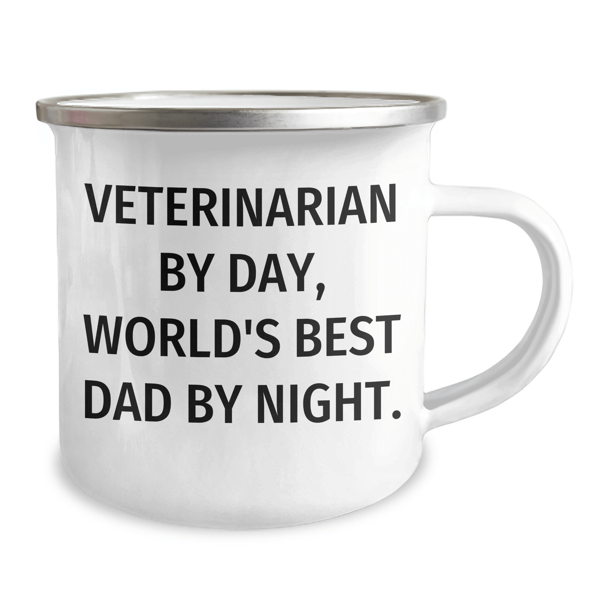 Veterinarian By Day, World's Best Dad By Night. Funny Camping Mug for Father's Day Unique Gifts from Family - The Buy Boom
