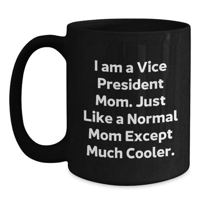 Vice President Mom Gifts, Funny Christmas Black Coffee Mug for Vice President Men Women Friends Family - The Buy Boom