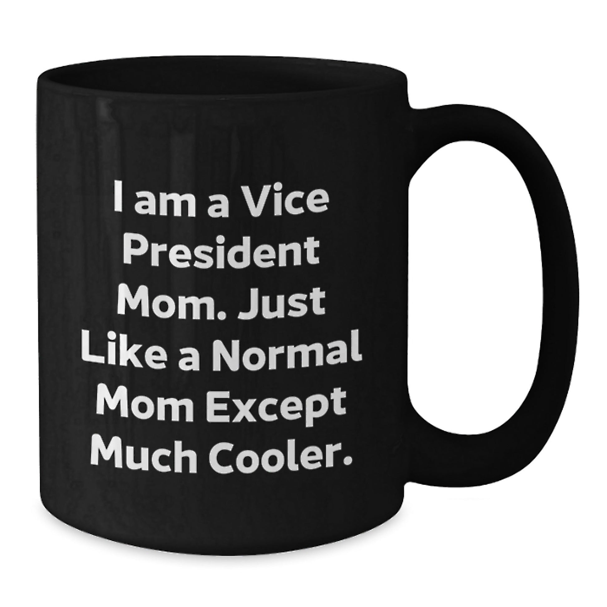 Vice President Mom Gifts, Funny Christmas Black Coffee Mug for Vice President Men Women Friends Family - The Buy Boom