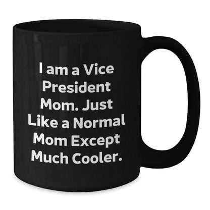 Vice President Mom Gifts, Funny Christmas Black Coffee Mug for Vice President Men Women Friends Family - The Buy Boom
