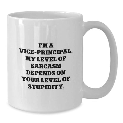 Vice - principal Sarcasm Mugs, Funny Quotes for Graduation Gifts from Friends, Coworkers, Family - The Buy Boom