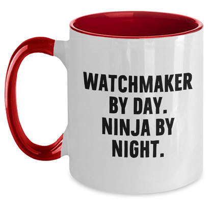 Watchmaker By Day Funny Ninja Mugs for Men Gifts from Dad on Father's Day - The Buy Boom