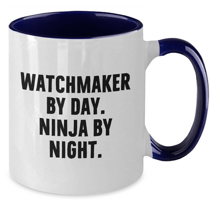 Watchmaker By Day Funny Ninja Mugs for Men Gifts from Dad on Father's Day - The Buy Boom