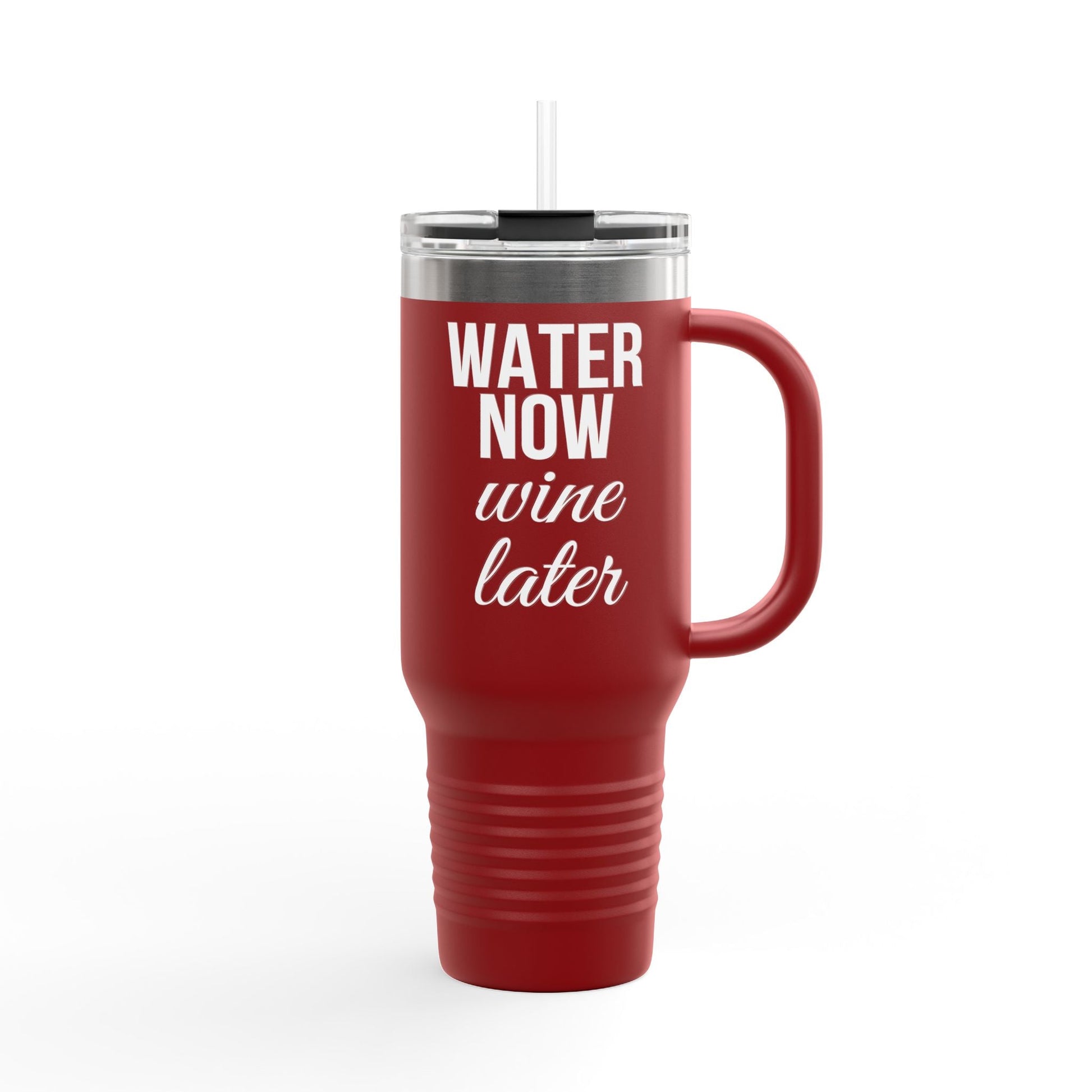 Water Now, Wine Later – 40oz Bold Color Tumblers for Every Mood - The Buy Boom