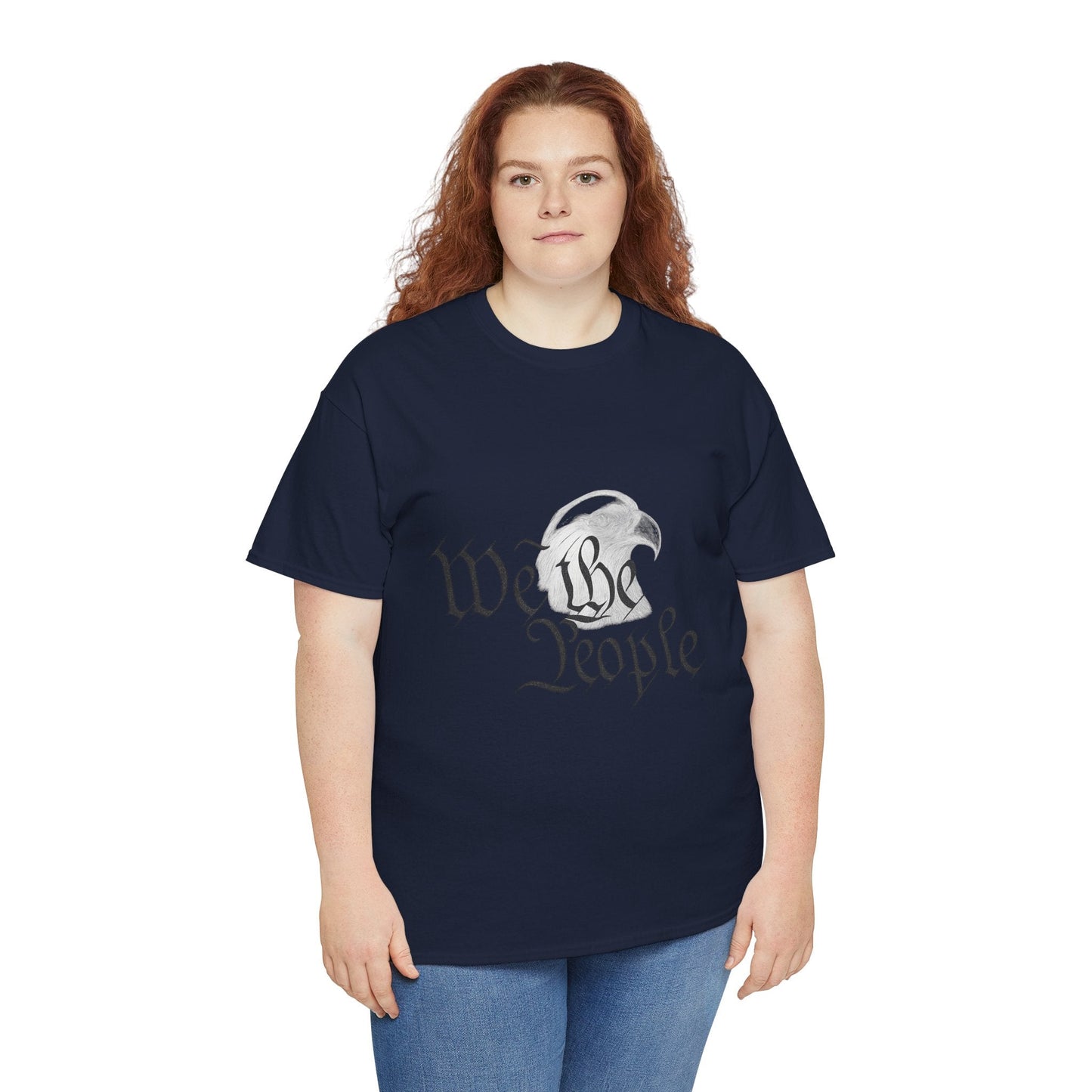 “We the People” Patriotic T-Shirt – Unisex Heavy Cotton Tee for Everyday Freedom, Activists & American Pride - The Buy Boom