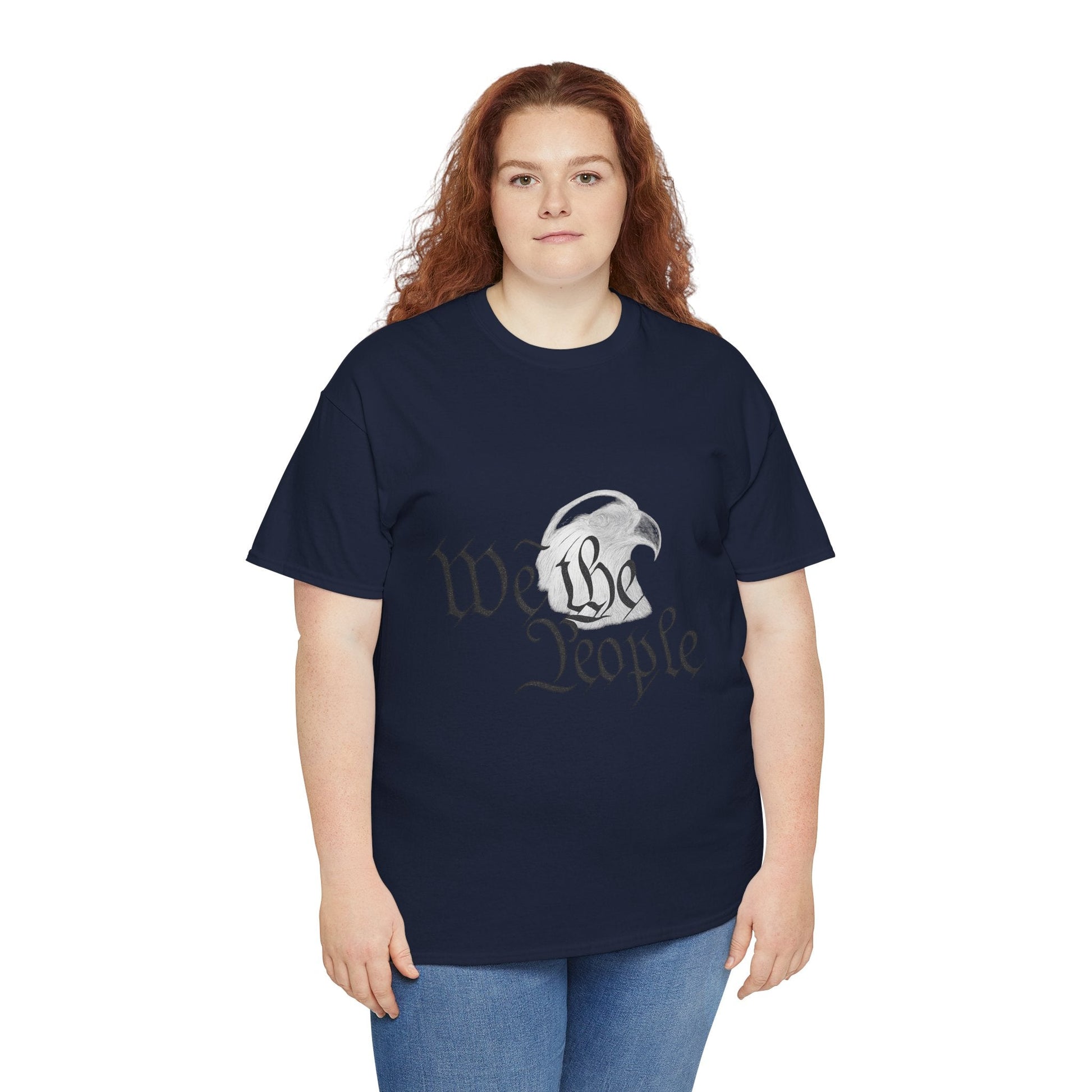 “We the People” Patriotic T-Shirt – Unisex Heavy Cotton Tee for Everyday Freedom, Activists & American Pride - The Buy Boom