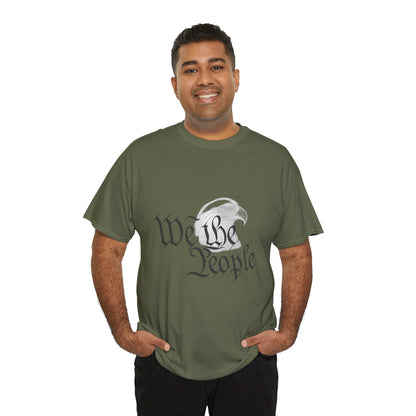 “We the People” Patriotic T-Shirt – Unisex Heavy Cotton Tee for Everyday Freedom, Activists & American Pride - The Buy Boom