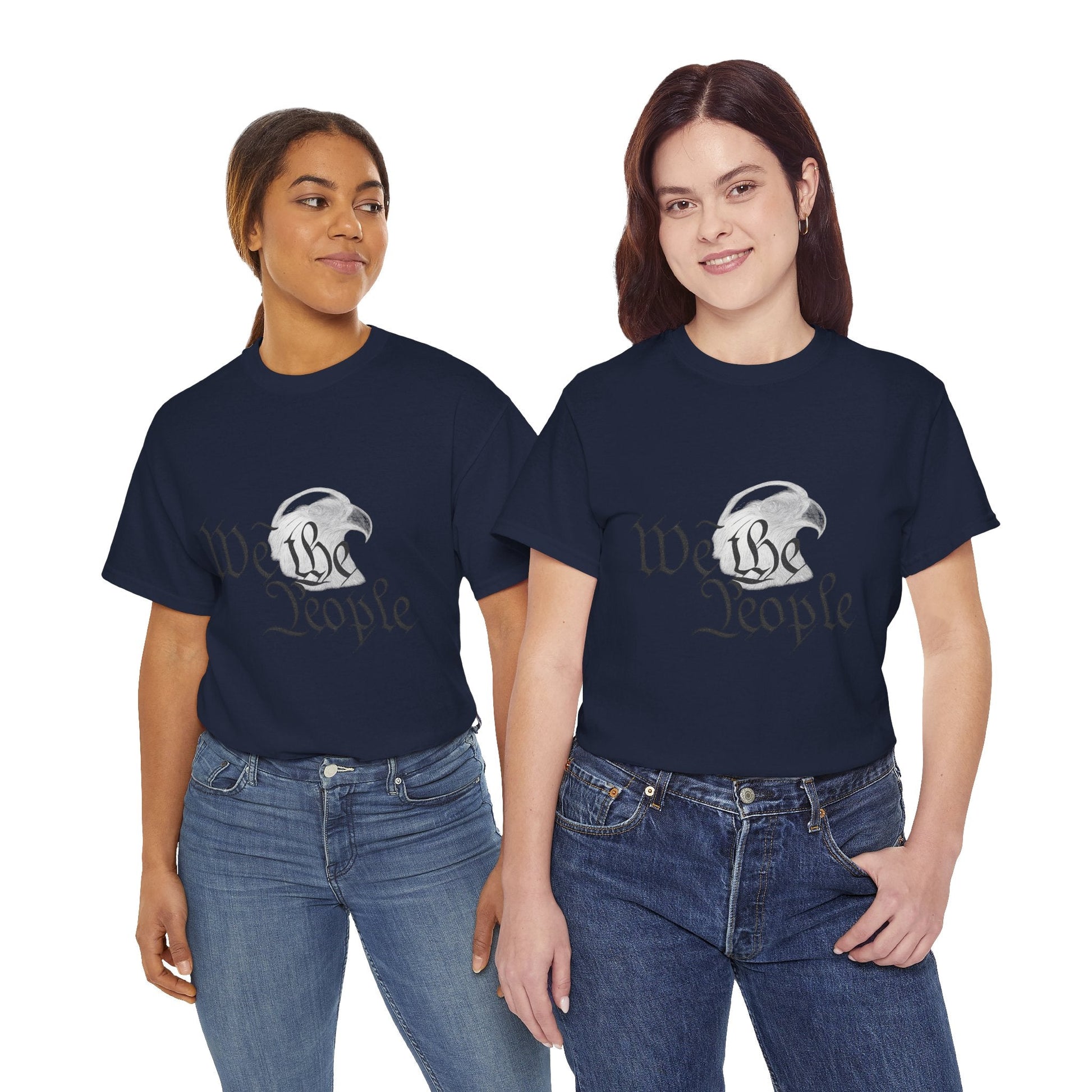 “We the People” Patriotic T-Shirt – Unisex Heavy Cotton Tee for Everyday Freedom, Activists & American Pride - The Buy Boom