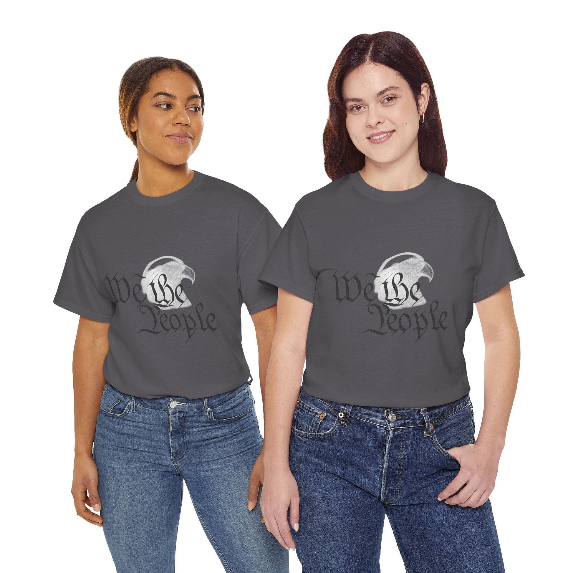 “We the People” Patriotic T-Shirt – Unisex Heavy Cotton Tee for Everyday Freedom, Activists & American Pride - The Buy Boom
