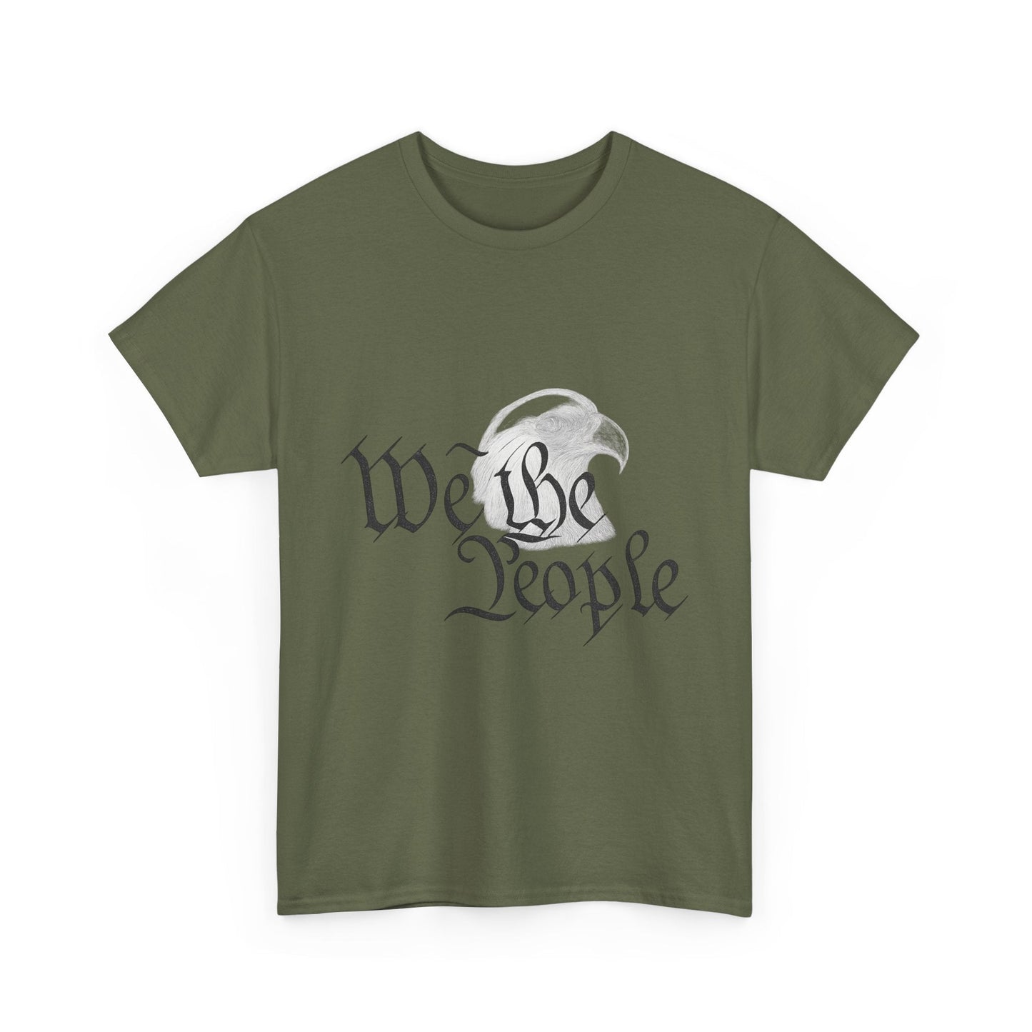 “We the People” Patriotic T-Shirt – Unisex Heavy Cotton Tee for Everyday Freedom, Activists & American Pride - The Buy Boom