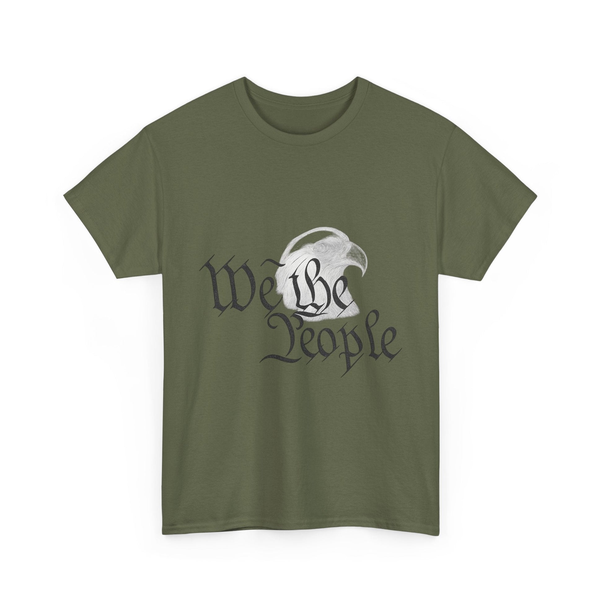 “We the People” Patriotic T-Shirt – Unisex Heavy Cotton Tee for Everyday Freedom, Activists & American Pride - The Buy Boom