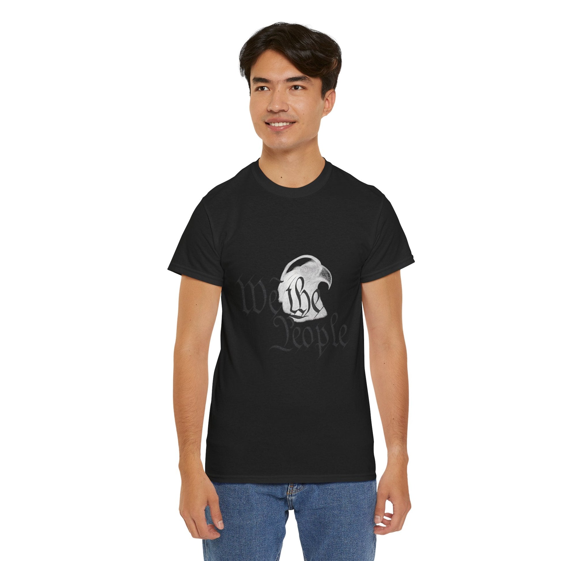 “We the People” Patriotic T-Shirt – Unisex Heavy Cotton Tee for Everyday Freedom, Activists & American Pride - The Buy Boom