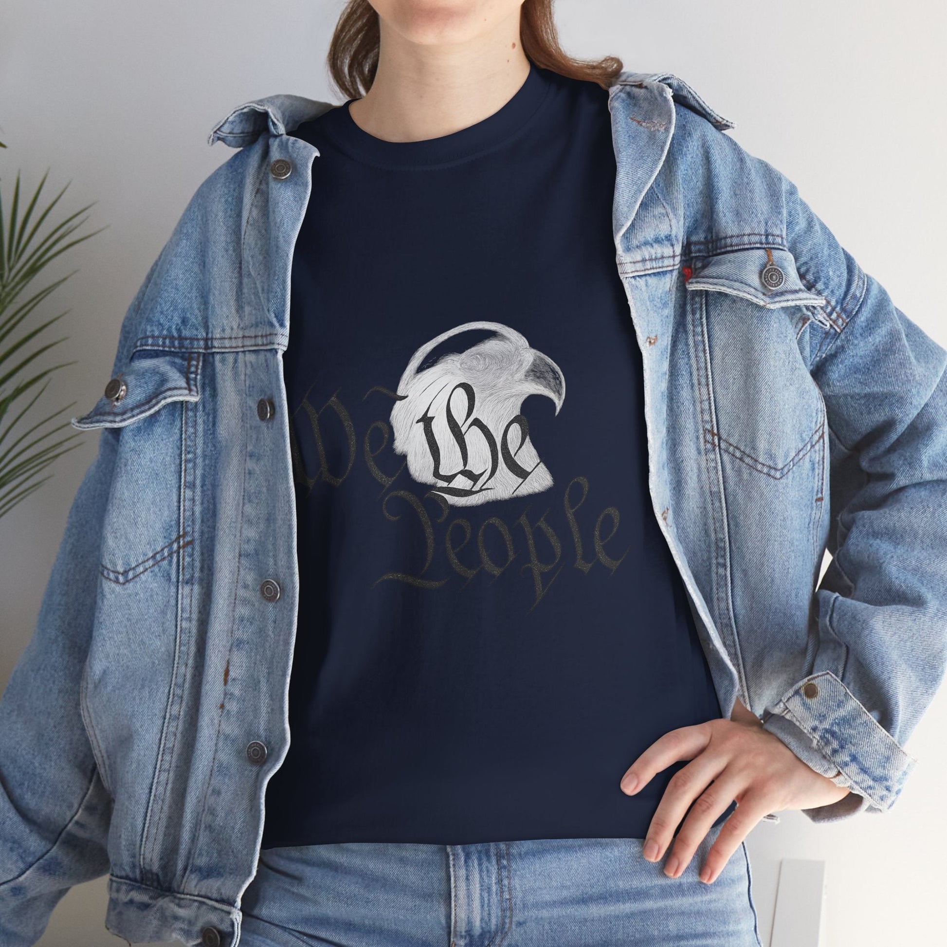 “We the People” Patriotic T-Shirt – Unisex Heavy Cotton Tee for Everyday Freedom, Activists & American Pride - The Buy Boom