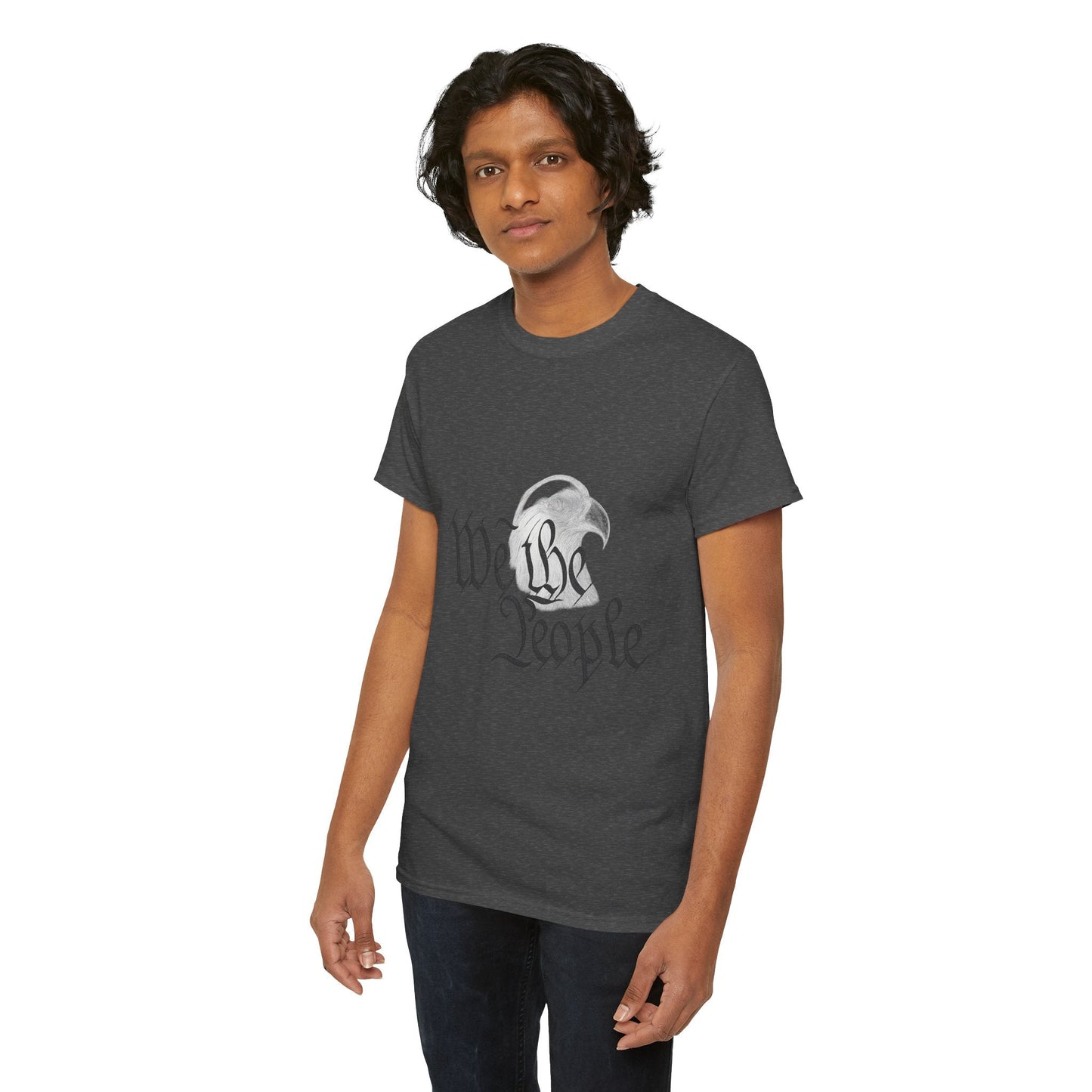 “We the People” Patriotic T-Shirt – Unisex Heavy Cotton Tee for Everyday Freedom, Activists & American Pride - The Buy Boom