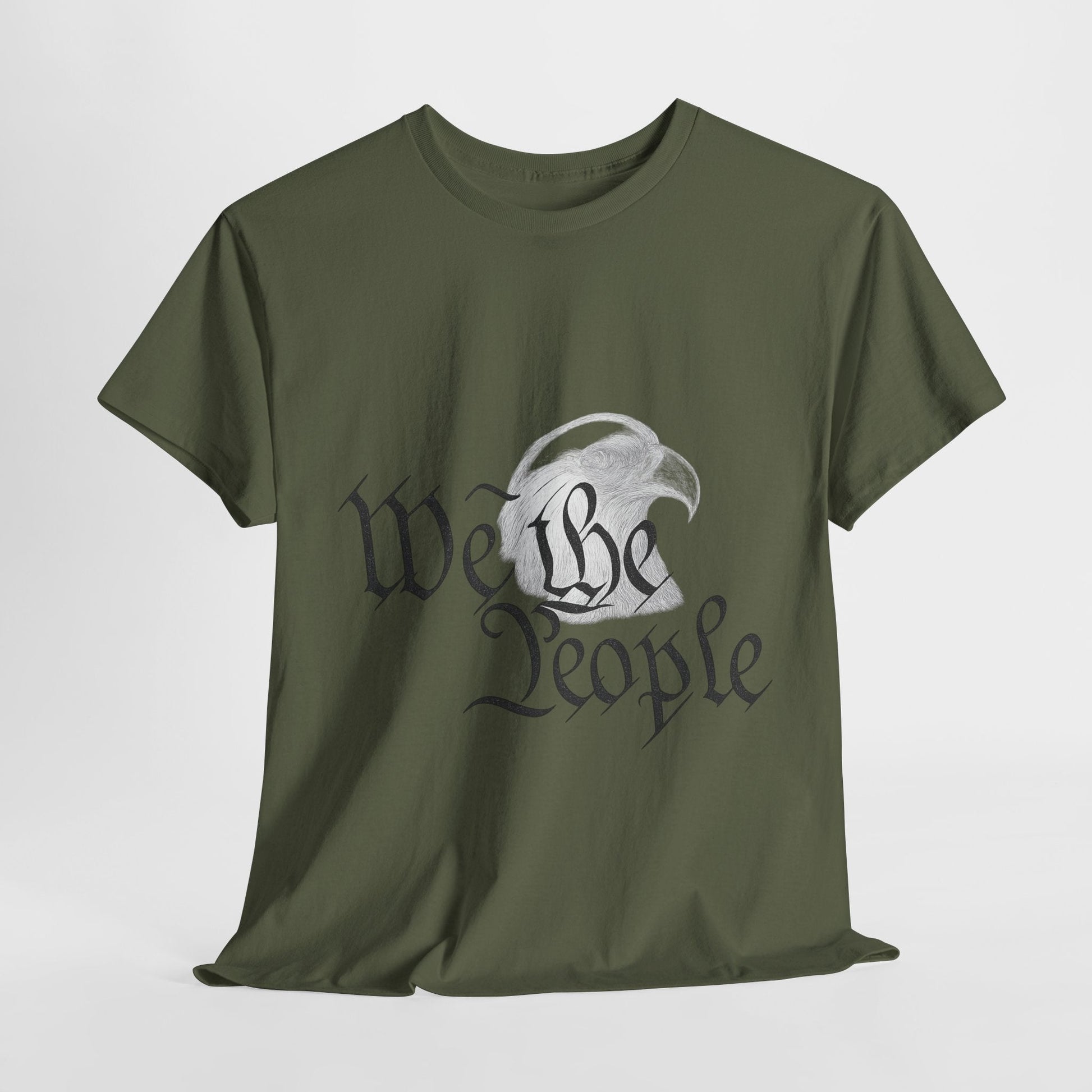 “We the People” Patriotic T-Shirt – Unisex Heavy Cotton Tee for Everyday Freedom, Activists & American Pride - The Buy Boom
