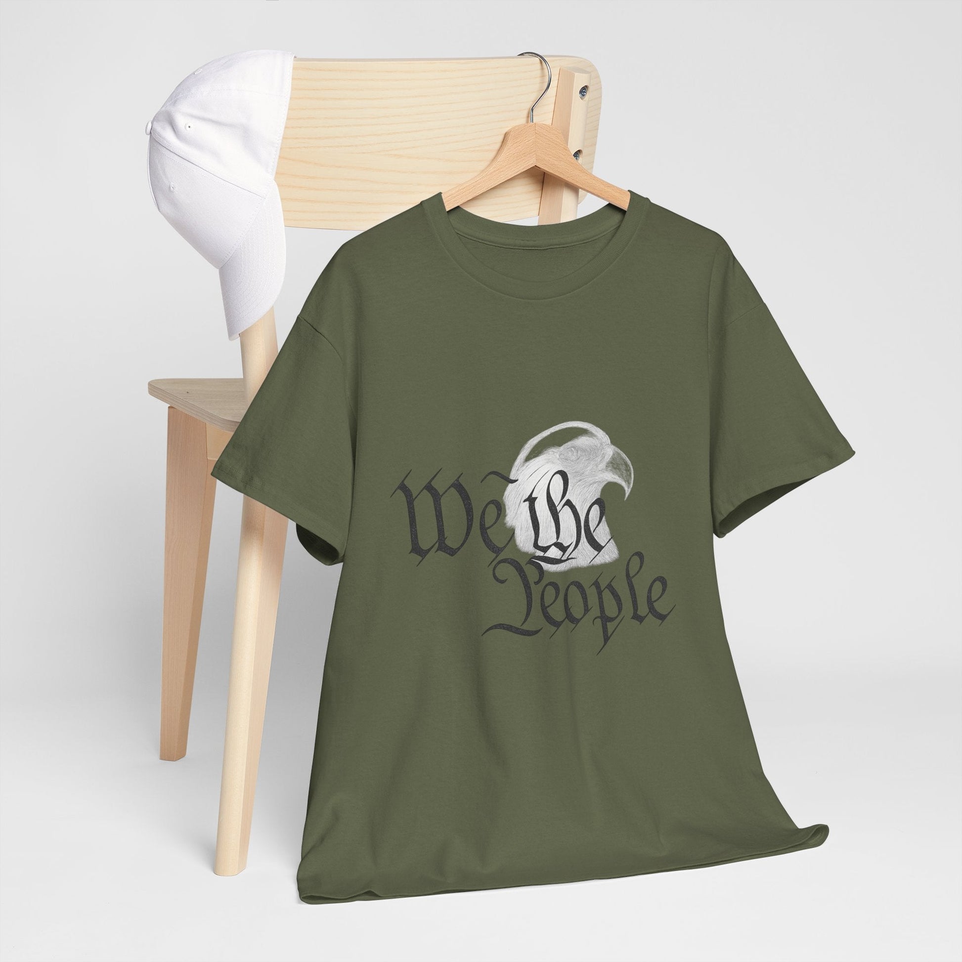 “We the People” Patriotic T-Shirt – Unisex Heavy Cotton Tee for Everyday Freedom, Activists & American Pride - The Buy Boom