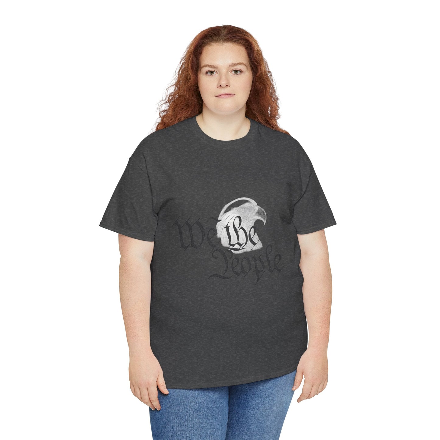 “We the People” Patriotic T-Shirt – Unisex Heavy Cotton Tee for Everyday Freedom, Activists & American Pride - The Buy Boom