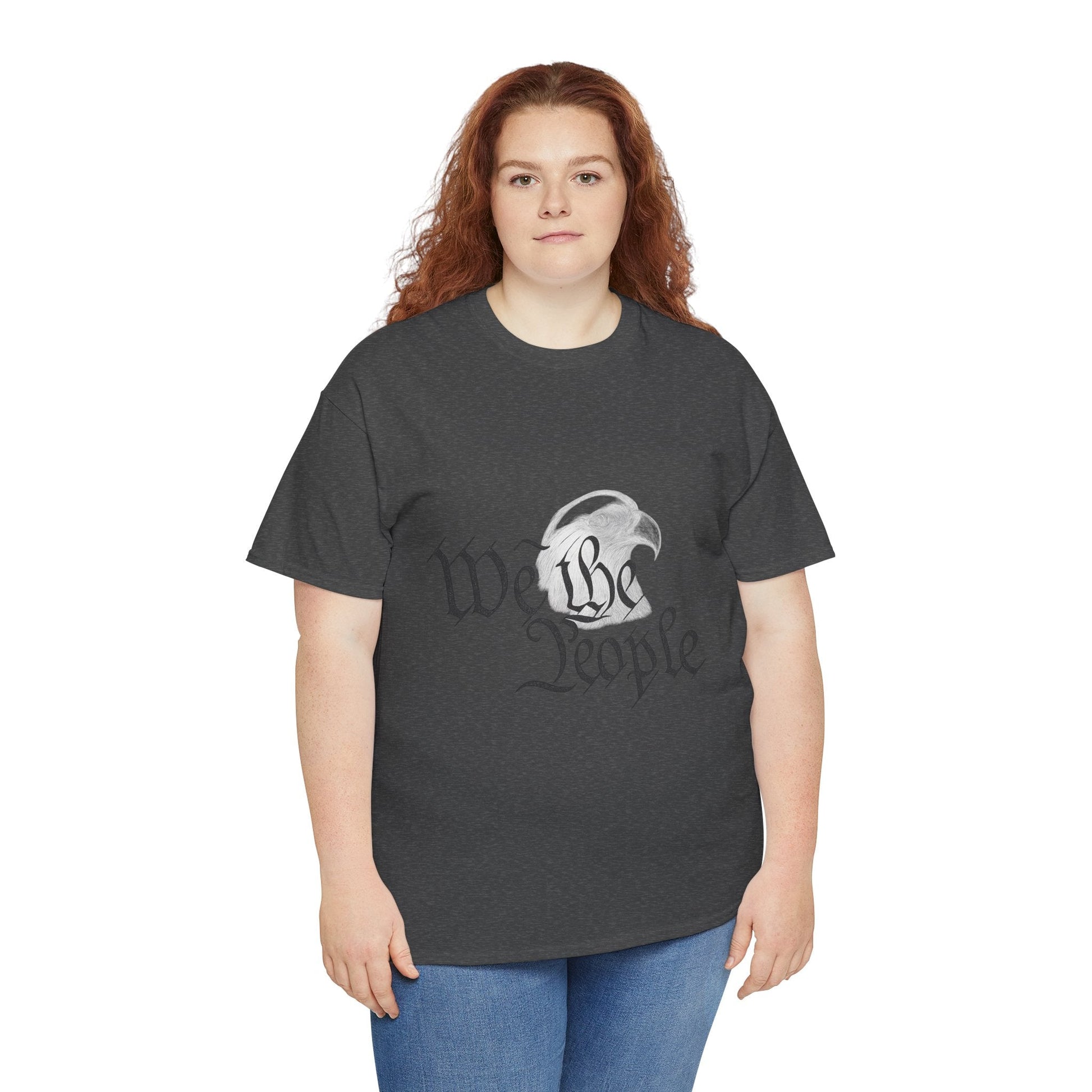 “We the People” Patriotic T-Shirt – Unisex Heavy Cotton Tee for Everyday Freedom, Activists & American Pride - The Buy Boom