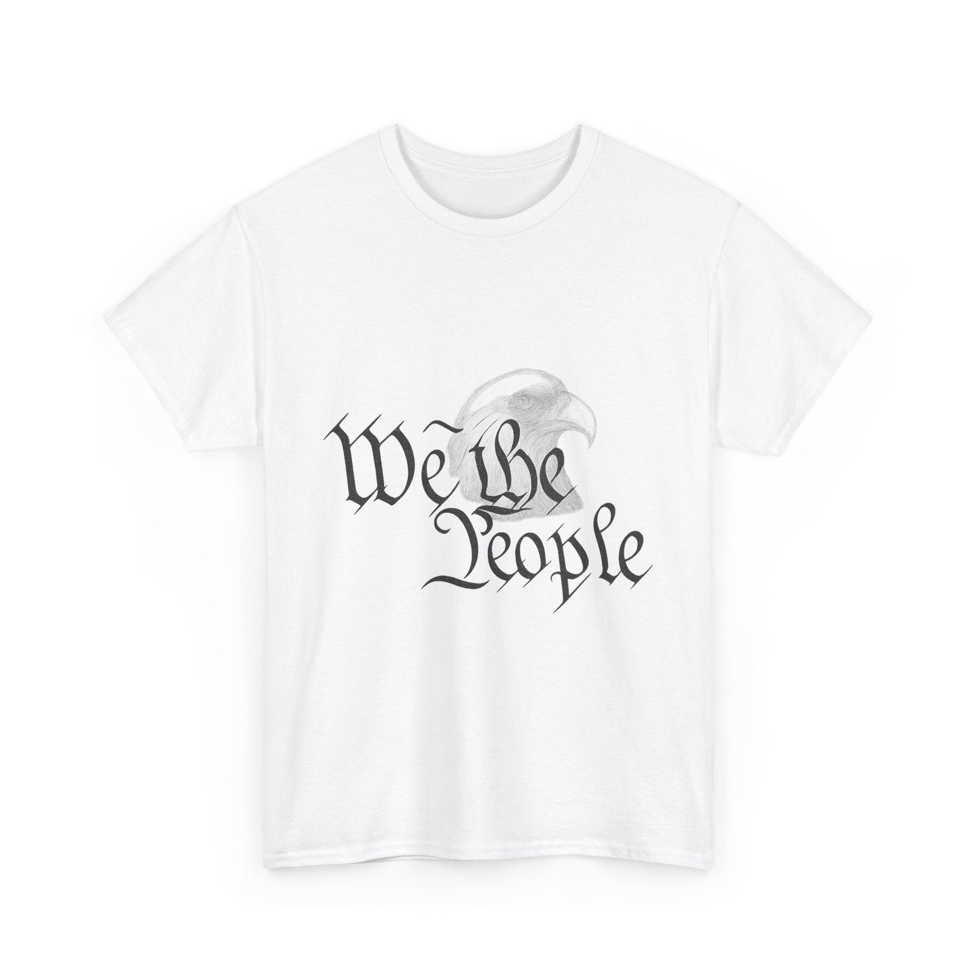 “We the People” Patriotic T-Shirt – Unisex Heavy Cotton Tee for Everyday Freedom, Activists & American Pride - The Buy Boom