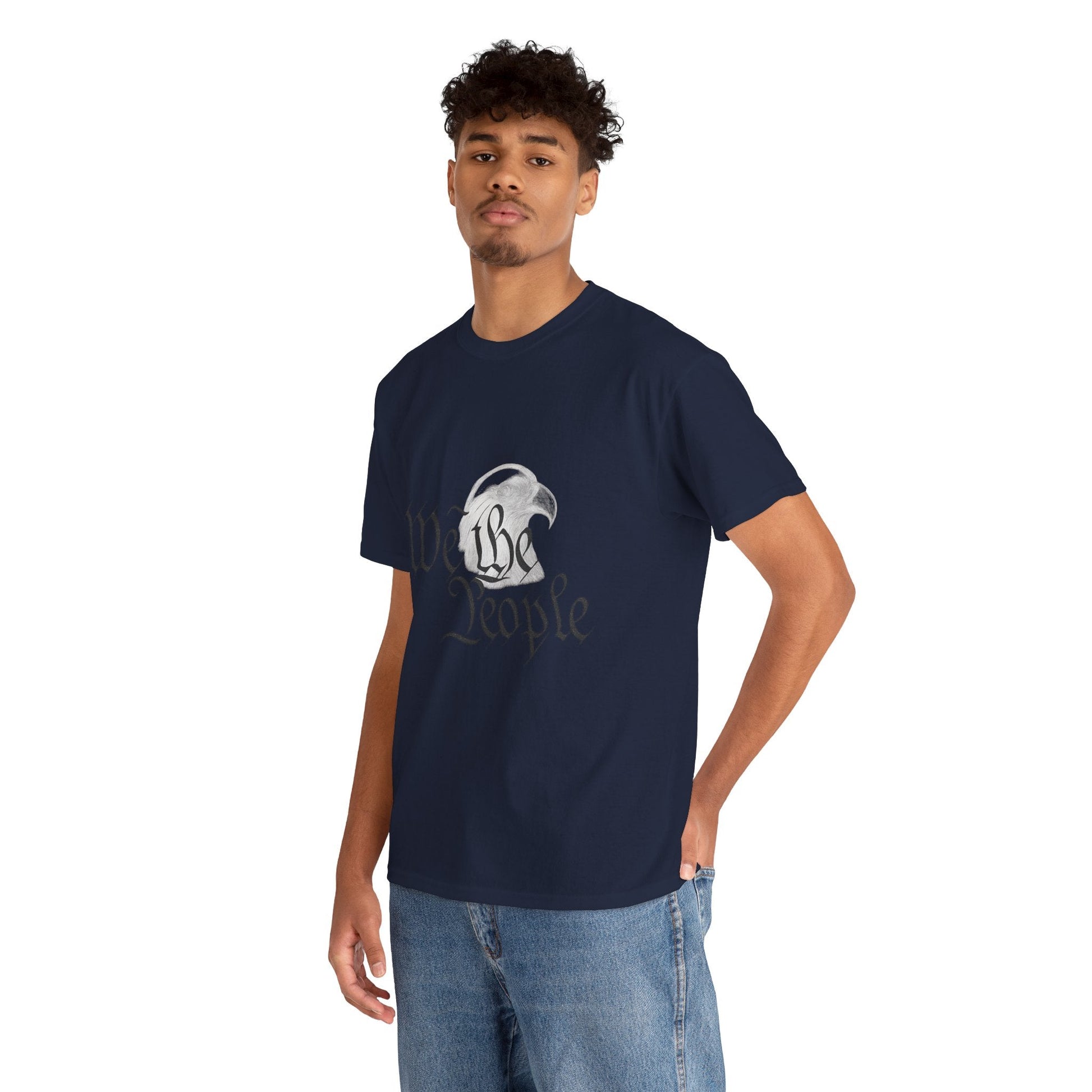 “We the People” Patriotic T-Shirt – Unisex Heavy Cotton Tee for Everyday Freedom, Activists & American Pride - The Buy Boom