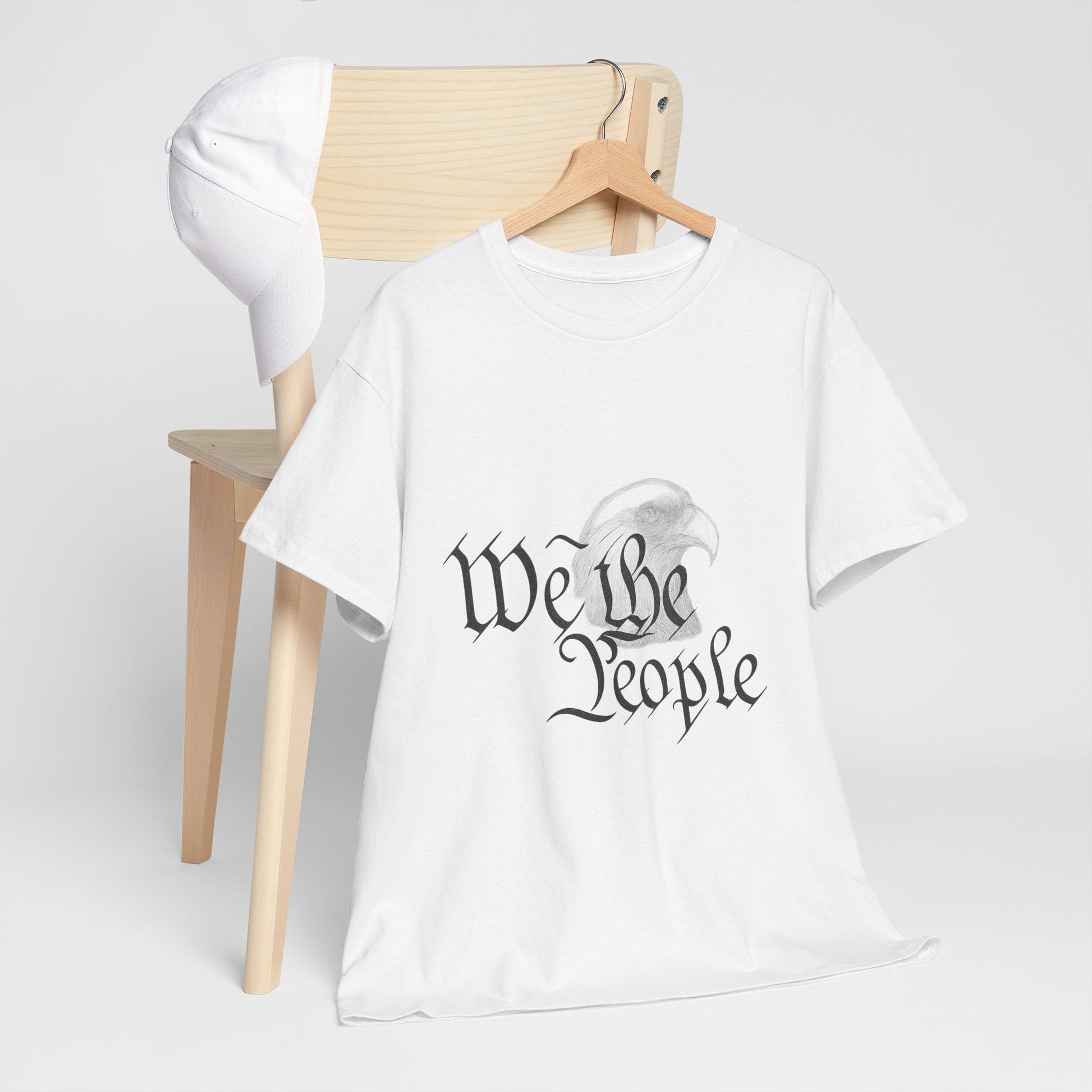 “We the People” Patriotic T-Shirt – Unisex Heavy Cotton Tee for Everyday Freedom, Activists & American Pride - The Buy Boom