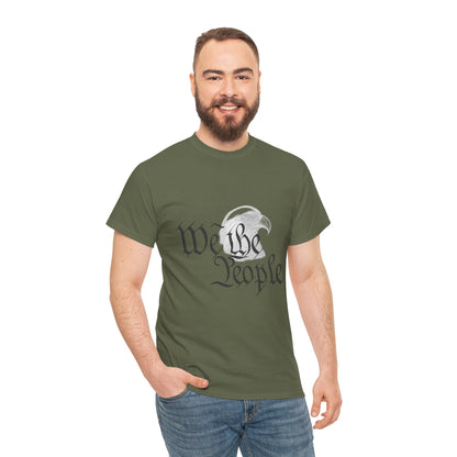 “We the People” Patriotic T-Shirt – Unisex Heavy Cotton Tee for Everyday Freedom, Activists & American Pride - The Buy Boom