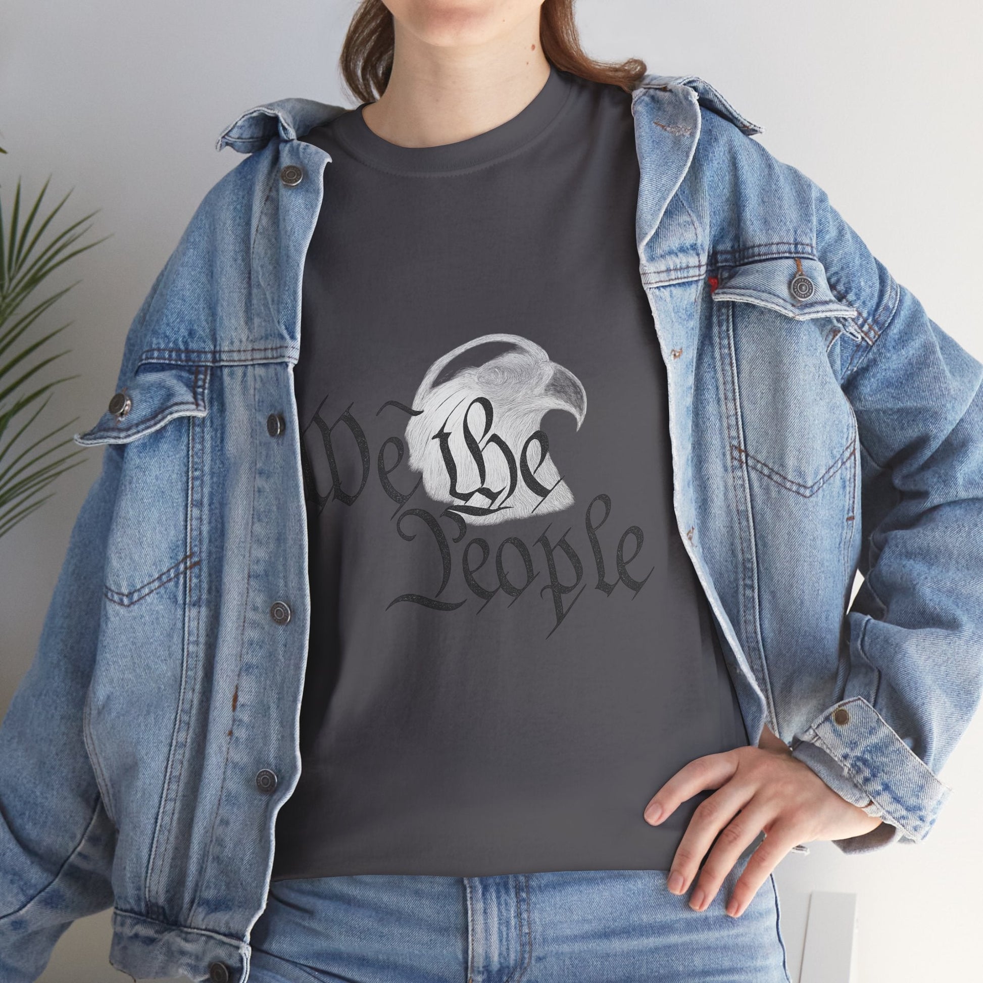 “We the People” Patriotic T-Shirt – Unisex Heavy Cotton Tee for Everyday Freedom, Activists & American Pride - The Buy Boom