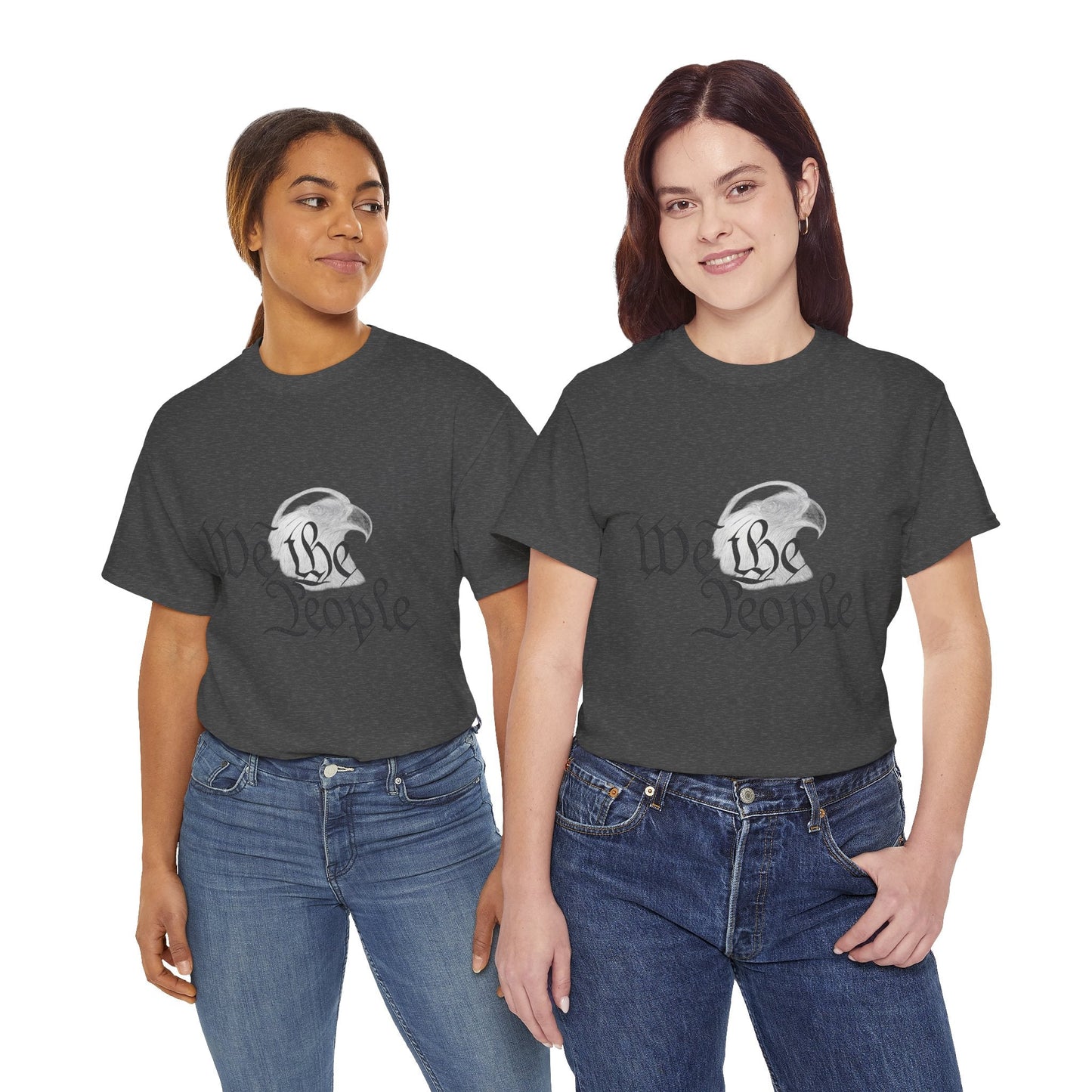 “We the People” Patriotic T-Shirt – Unisex Heavy Cotton Tee for Everyday Freedom, Activists & American Pride - The Buy Boom
