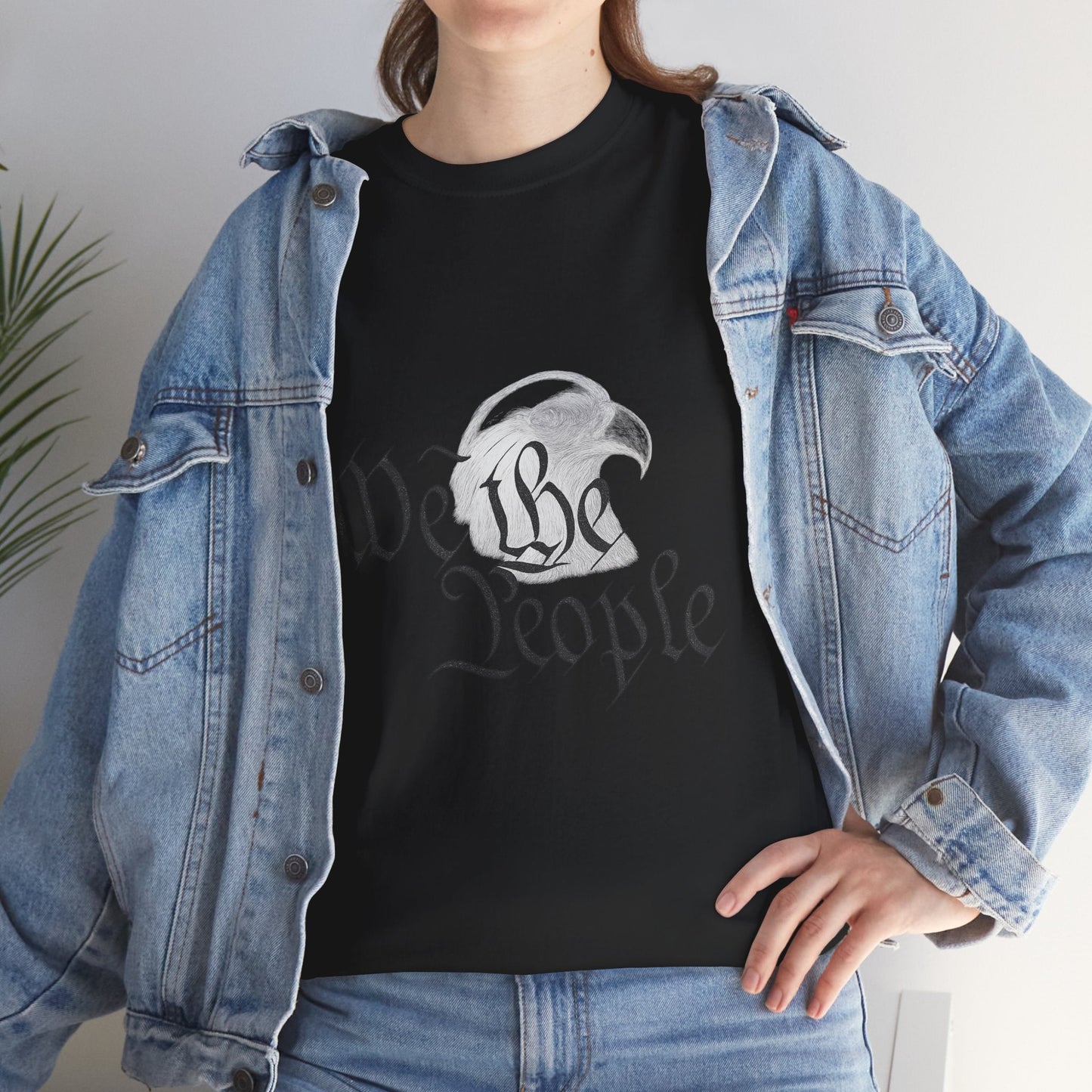 “We the People” Patriotic T-Shirt – Unisex Heavy Cotton Tee for Everyday Freedom, Activists & American Pride - The Buy Boom